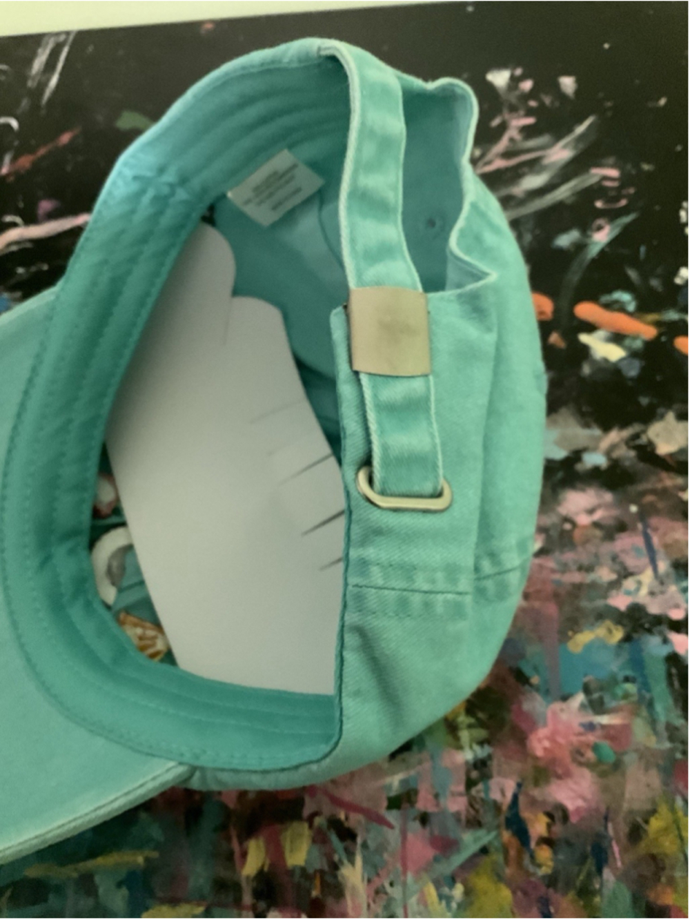 Malibu Dole Drinks Teal Green Color Baseball Cap. 100% Cotton. NEW - Picture 4 of 6